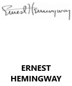 ERNEST HEMINGWAY