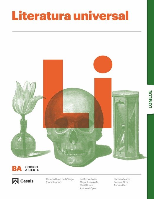 LITERATURA UNIVERSAL 1ºNB 22 LOMLOE CODIGO ABIERTO