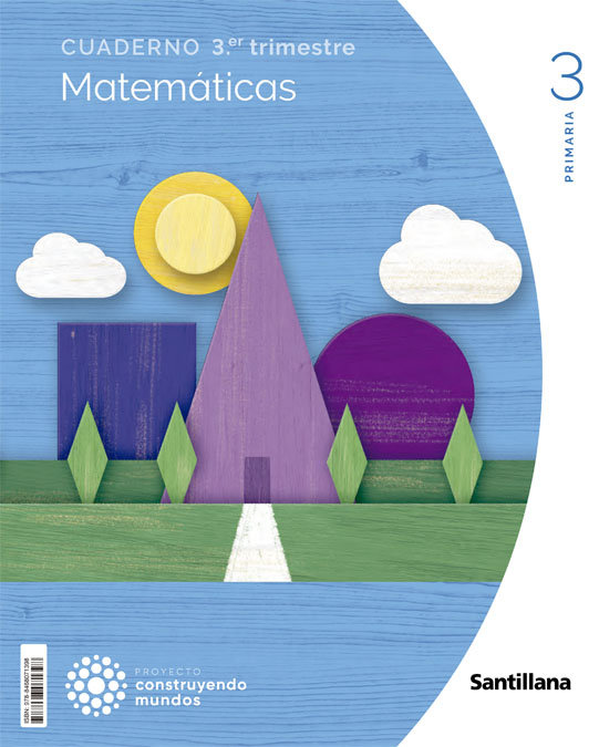 CUAD,MATEMATICAS 3 3ºEP 22 CONSTRUYENDO MUNDOS