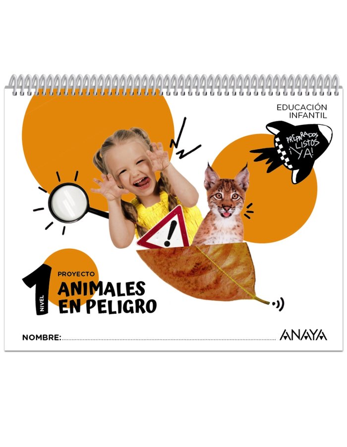 ANIMALES EN PELIGRO. NIVEL 1 -3 AÑOS (Preparados, listos... ¡ya!)